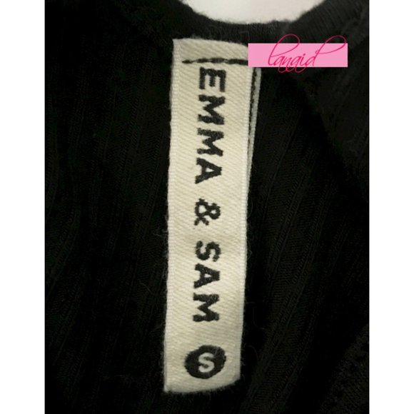 NEW LF Emma & Sam Ladder Tank Open Front Back Strappy Cut-Outs Cutouts Edgy Goth - Picture 10 of 12